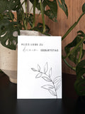 GEBURTSTAGS Postkarte
