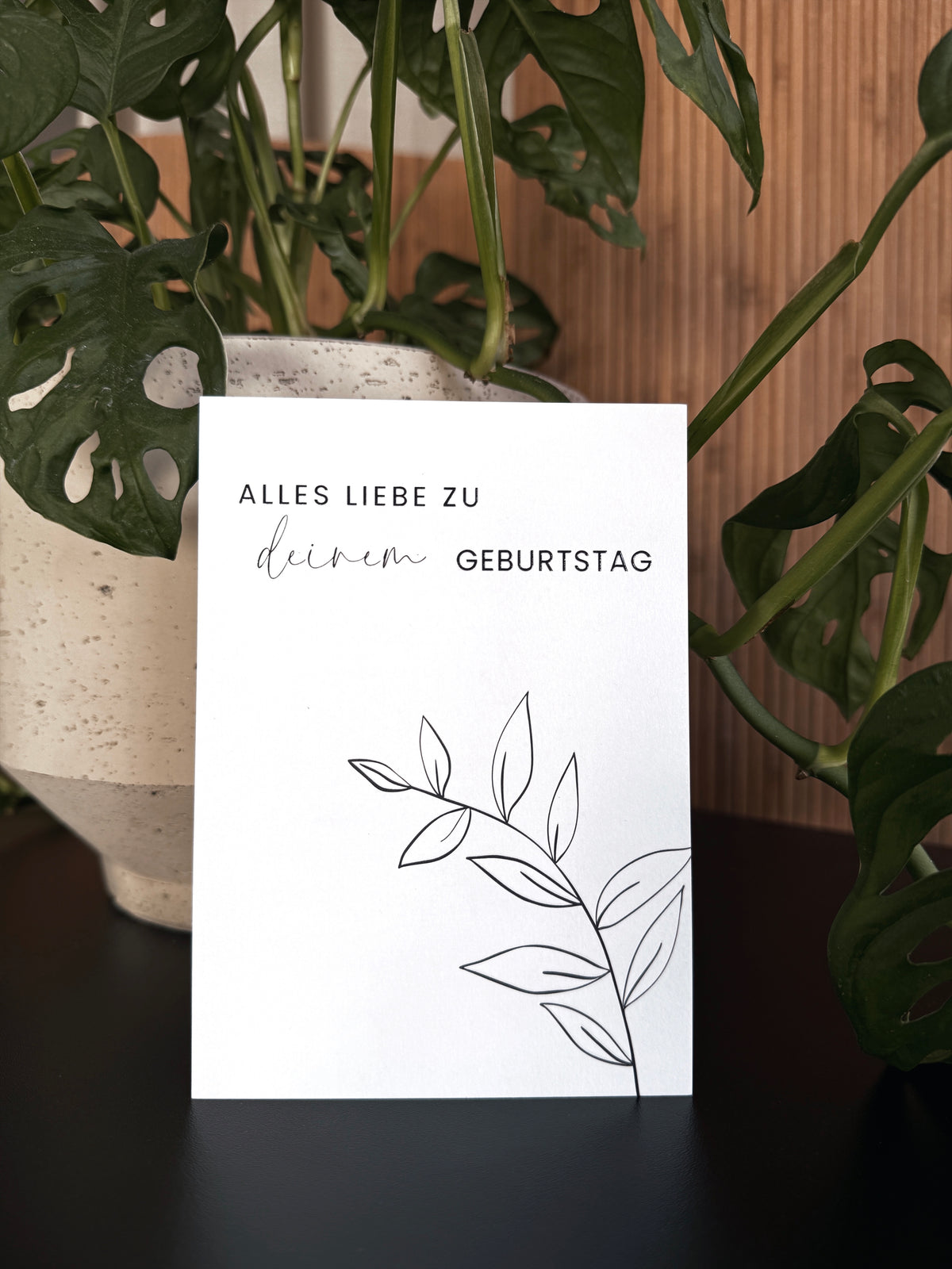 GEBURTSTAGS Postkarte