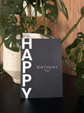 HAPPY BIRTHDAY Postkarte