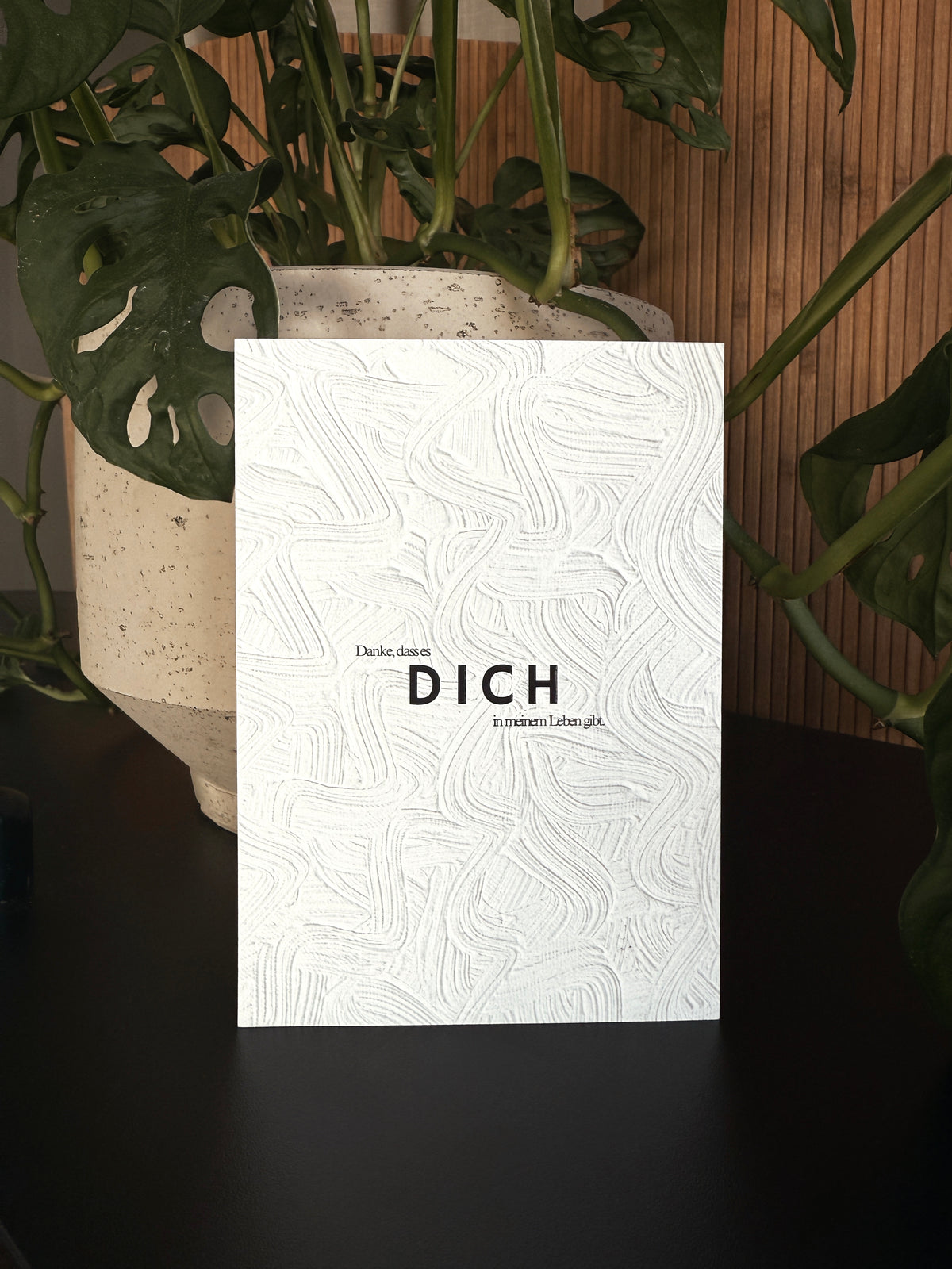 DANKE DAS ES DICH GIBT Postkarte